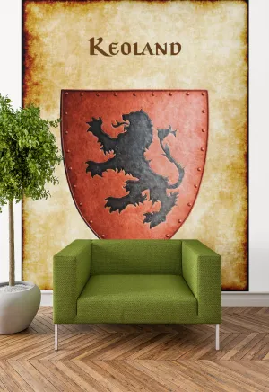 Keoland Heraldry of Greyhawk Anna Meyer Cartography Canvas Art Print