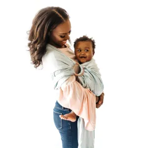 Kyte Baby Ring Sling | Wisteria with Rose Gold Ring