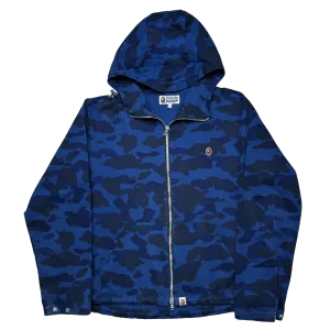 [L] Bape Blue Camo Jacket