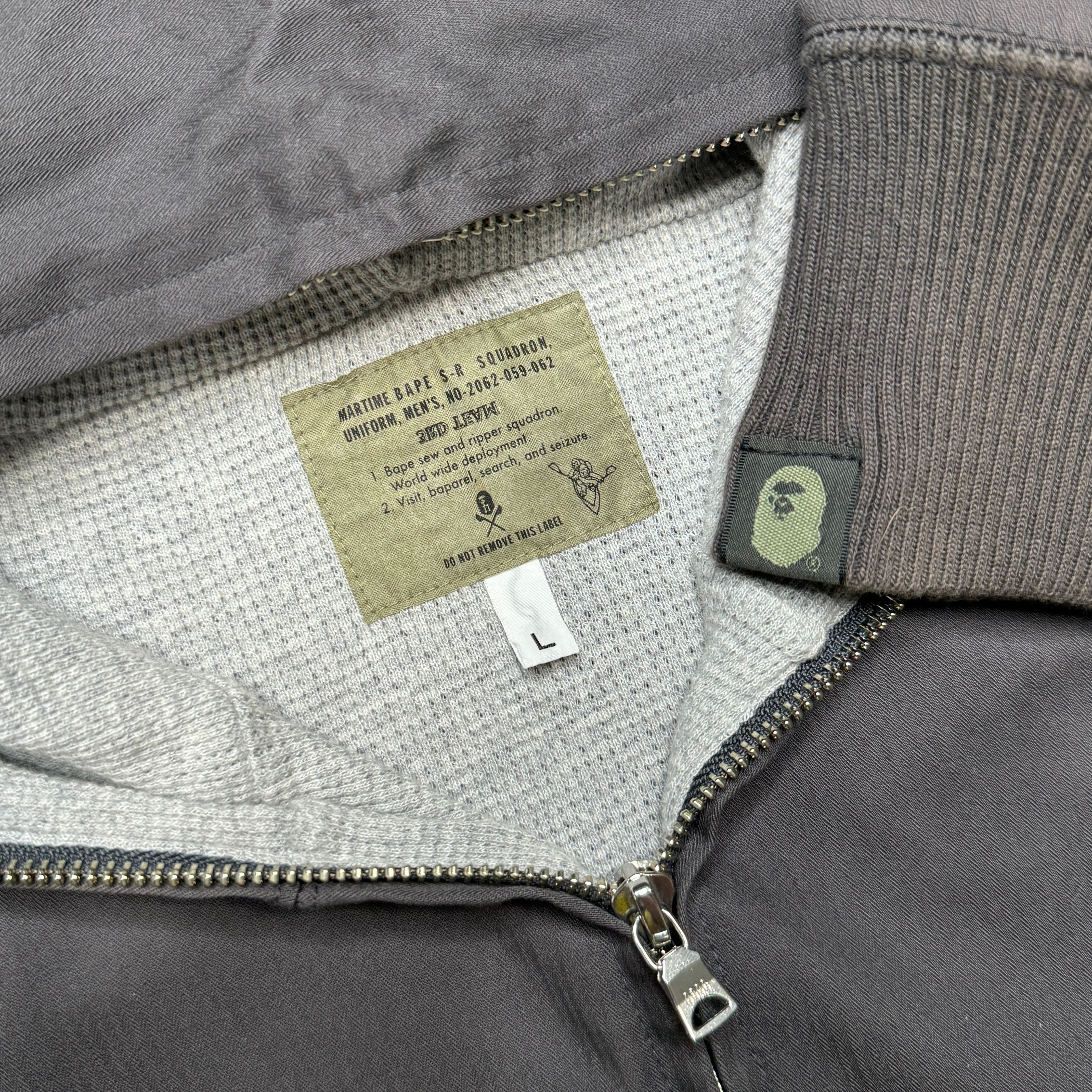 [L] Bape Herringbone Shark Hoodie