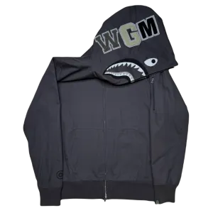 [L] Bape Herringbone Shark Hoodie