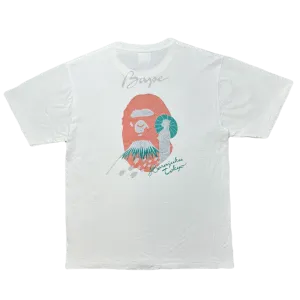 [L] Bape Mt. Fuji Ape Head Tee