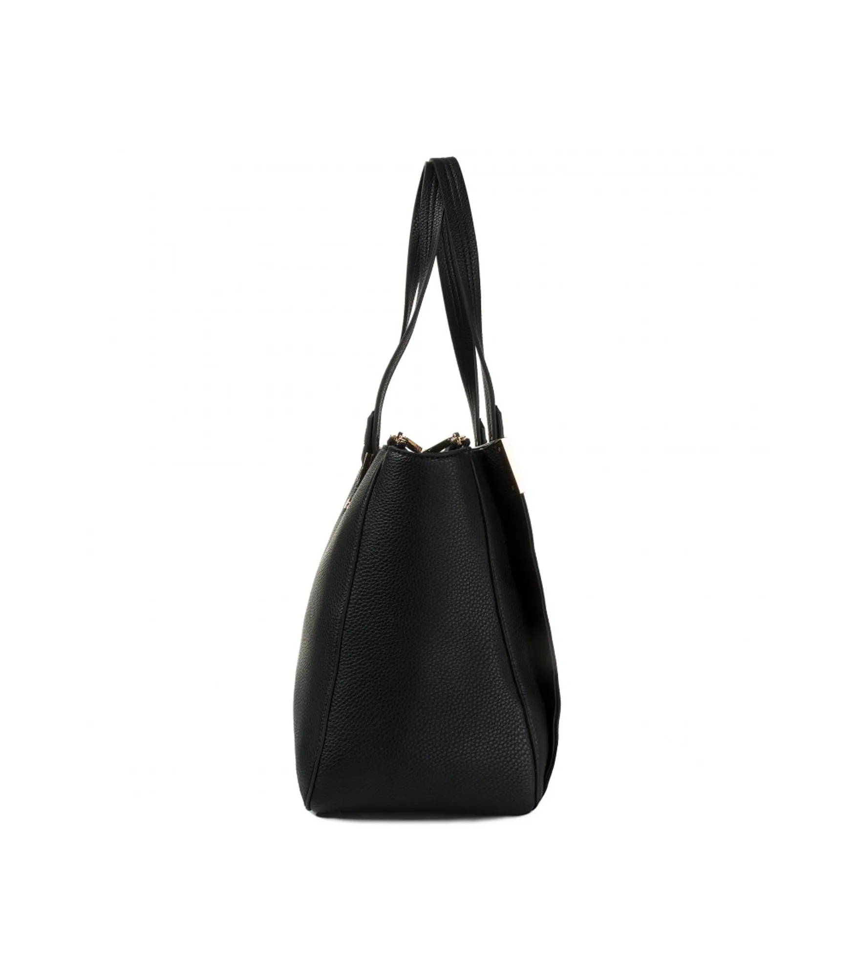 L Double Zip Satchel - Nero