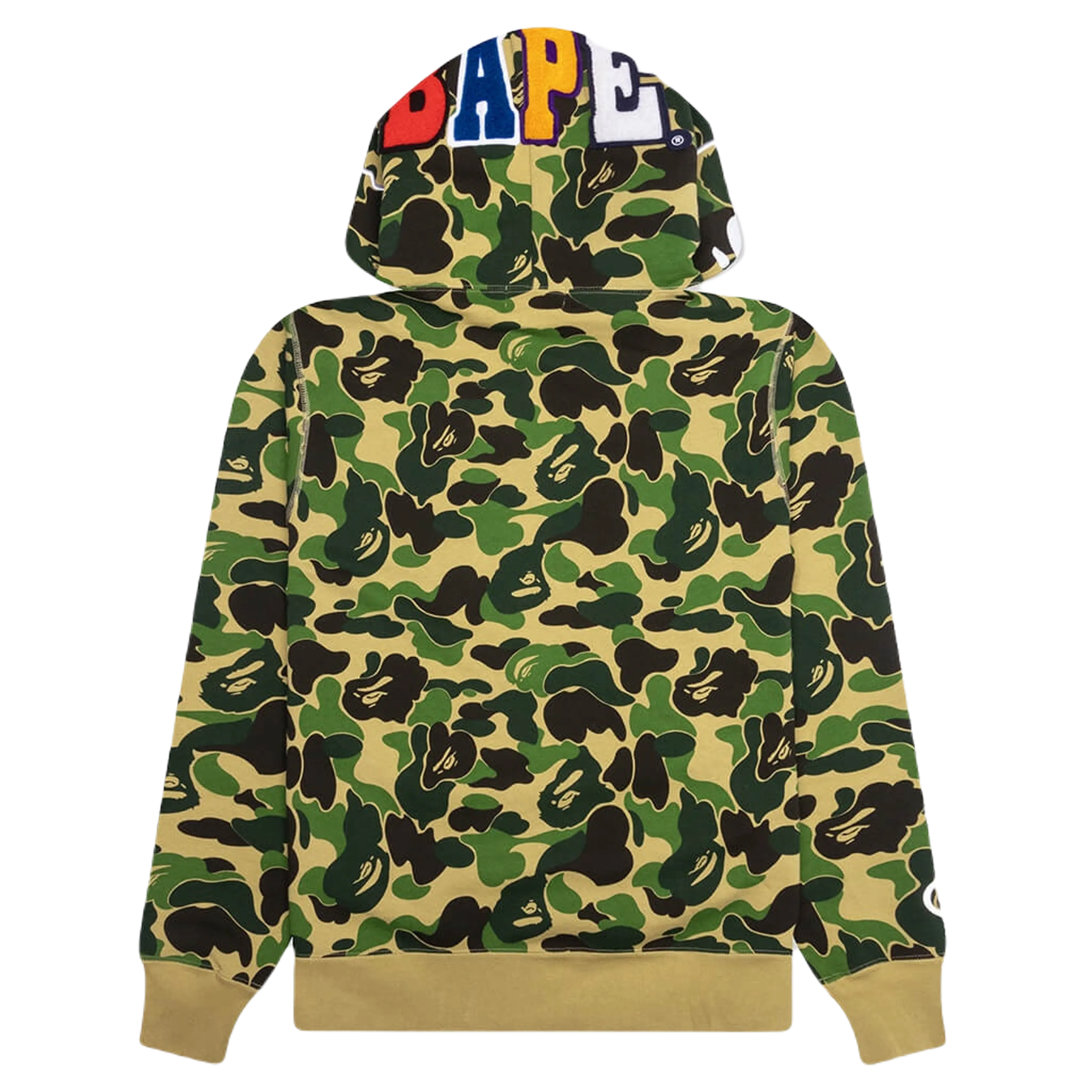 [L] DS Bape ABC Camo 2nd Ape Head Hoodie