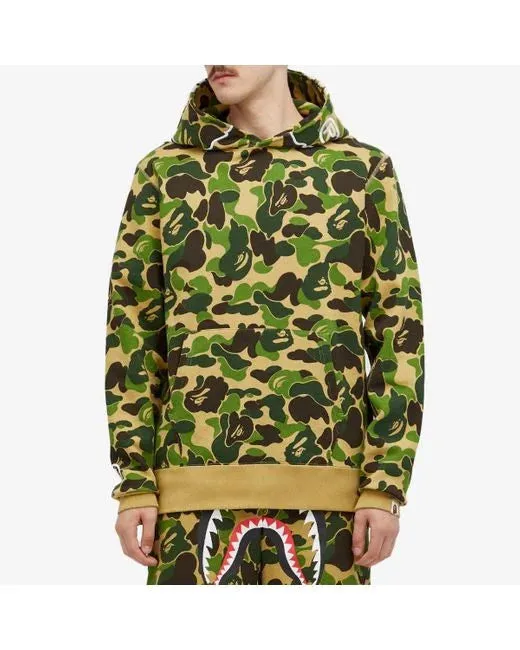 [L] DS Bape ABC Camo 2nd Ape Head Hoodie