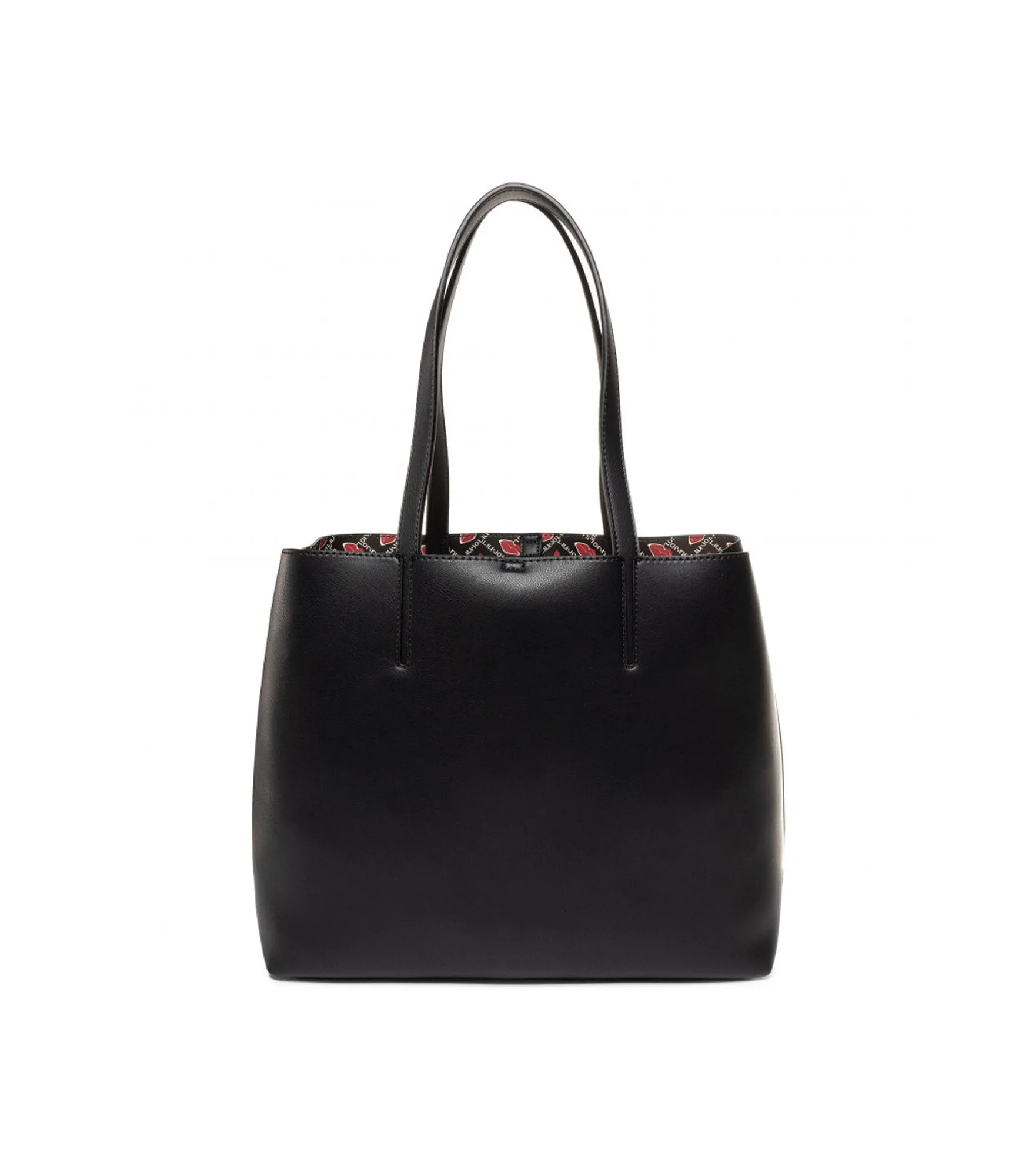 L Satchel - Nero/Bouche