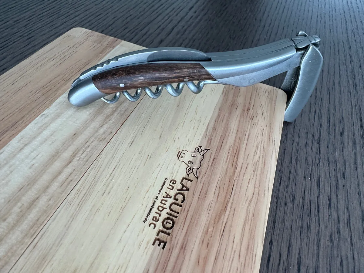 Laguiole en Aubrac Sommelier Waiter's Corkscrew with Grapevine Wood Handle