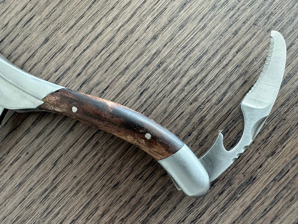 Laguiole en Aubrac Sommelier Waiter's Corkscrew with Grapevine Wood Handle