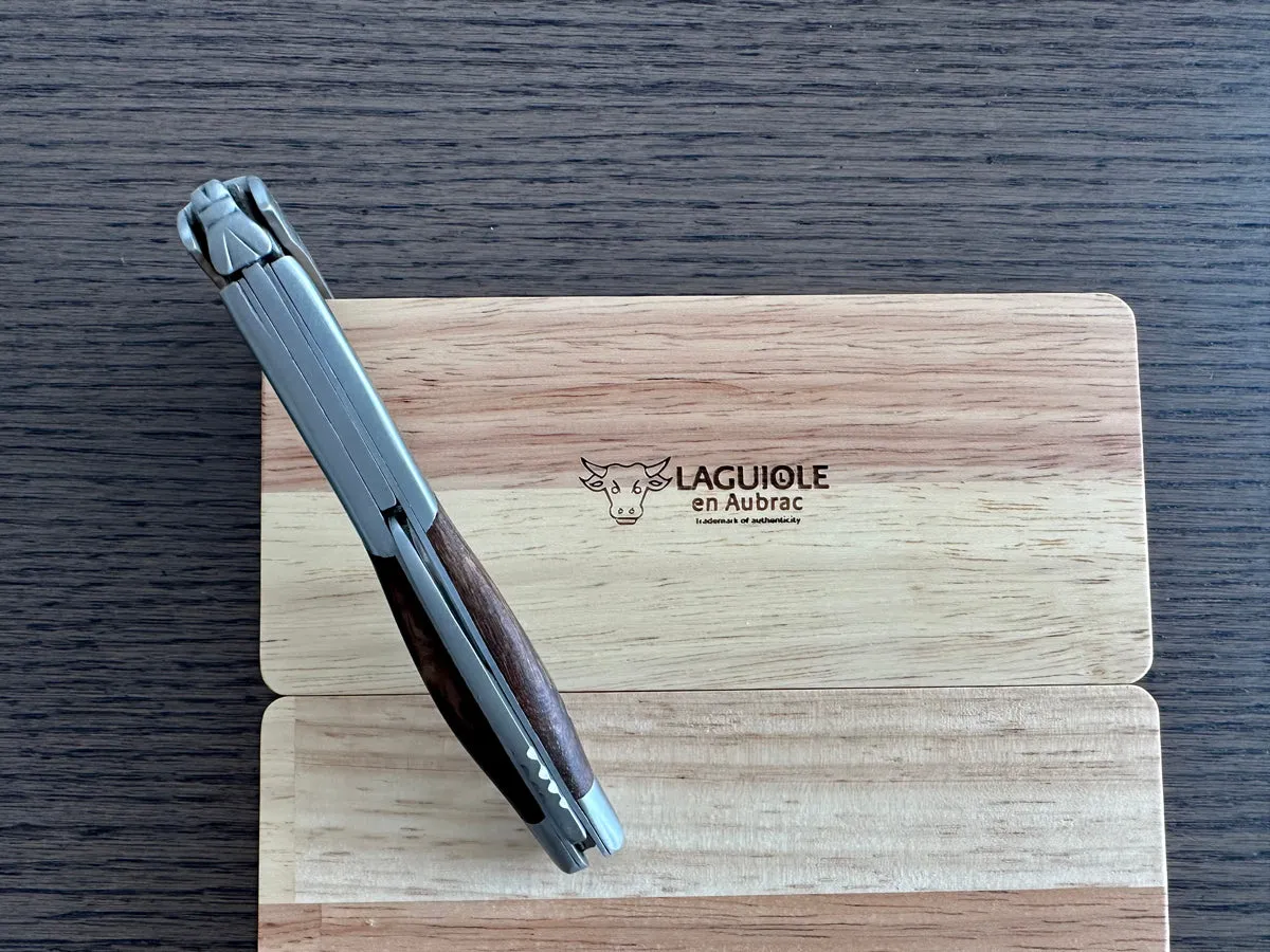 Laguiole en Aubrac Sommelier Waiter's Corkscrew with Grapevine Wood Handle