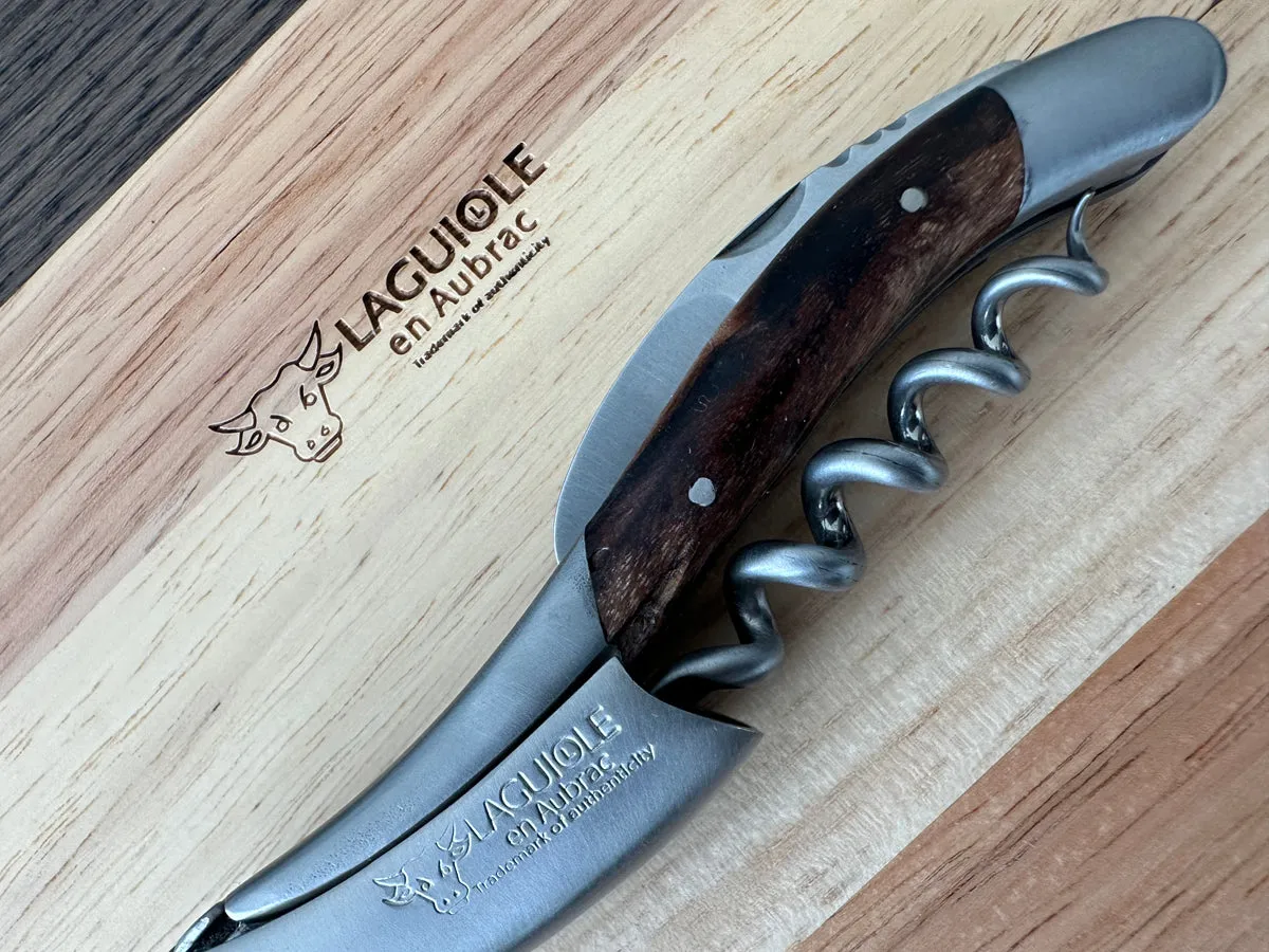 Laguiole en Aubrac Sommelier Waiter's Corkscrew with Grapevine Wood Handle