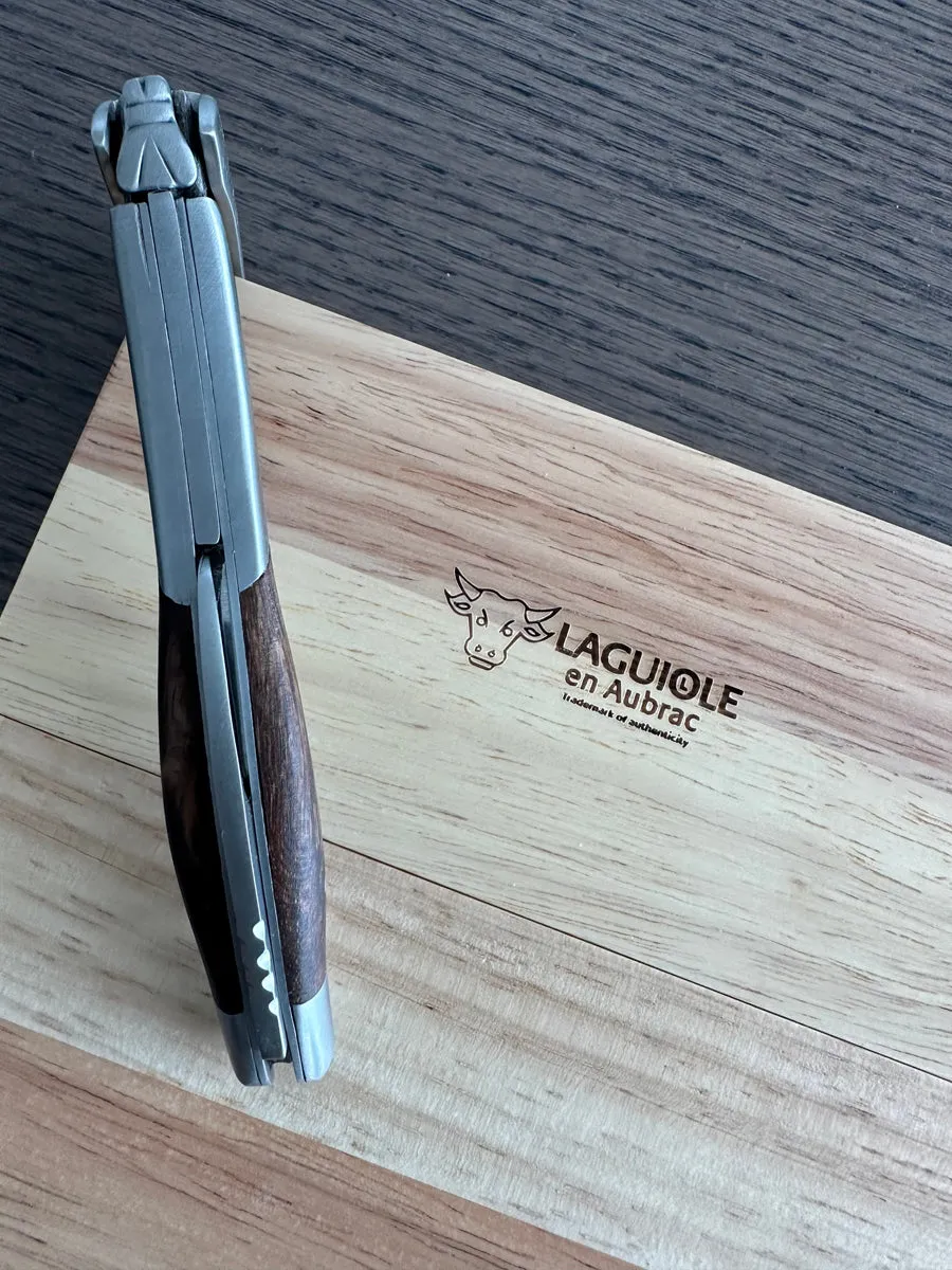 Laguiole en Aubrac Sommelier Waiter's Corkscrew with Grapevine Wood Handle