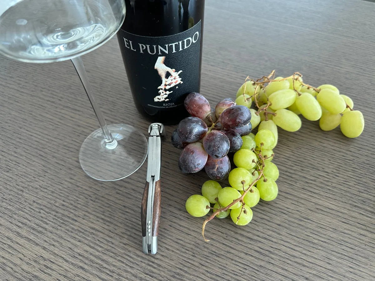 Laguiole en Aubrac Sommelier Waiter's Corkscrew with Grapevine Wood Handle