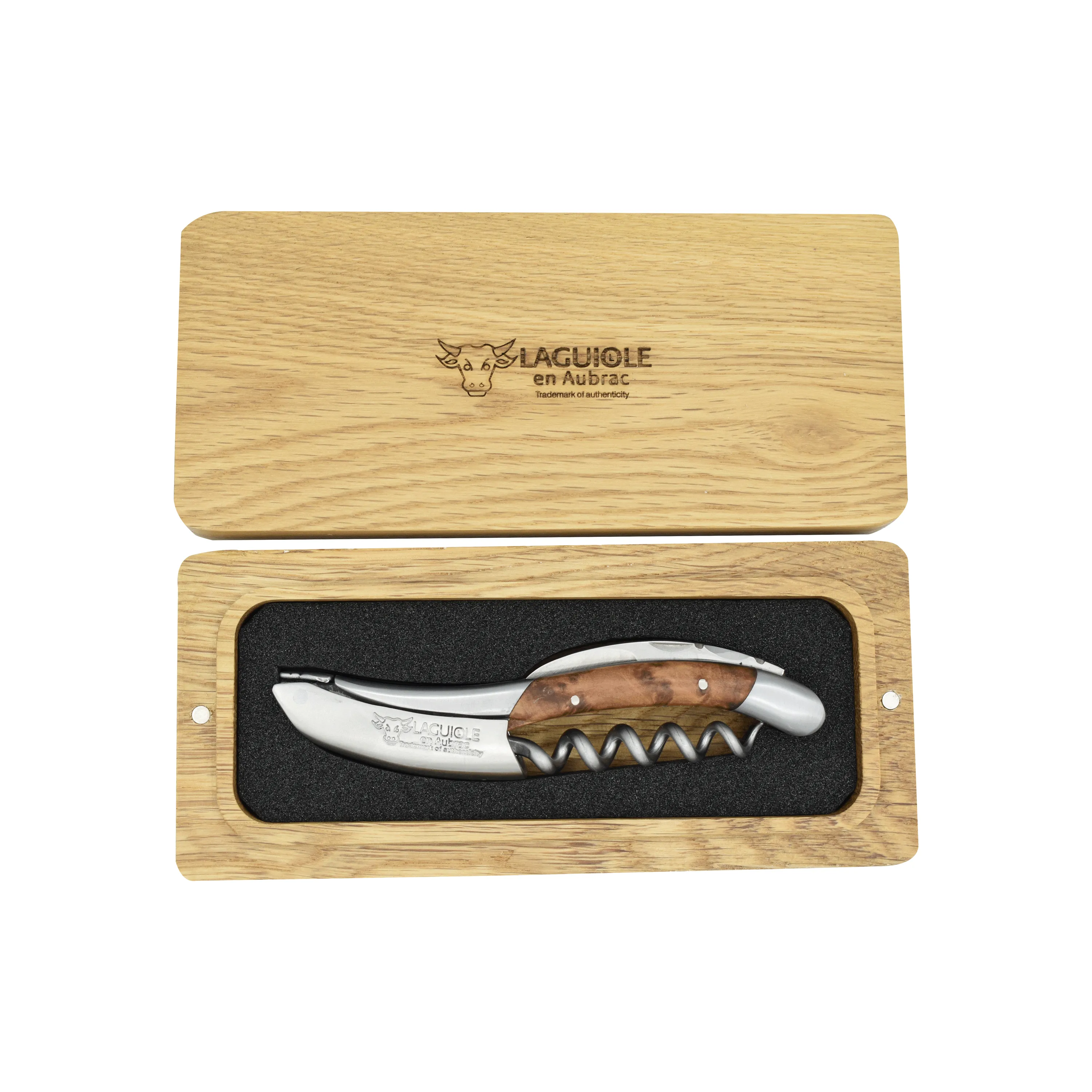 Laguiole en Aubrac Sommelier Waiter's Corkscrew with Thuja / Cedar Wood Handle