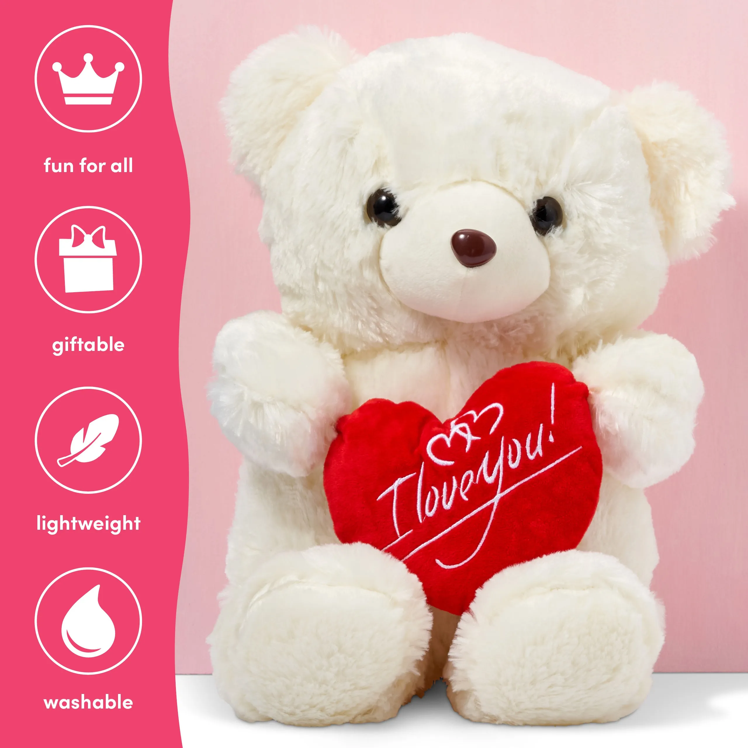 Large I Love You Valentines Teddy Bear