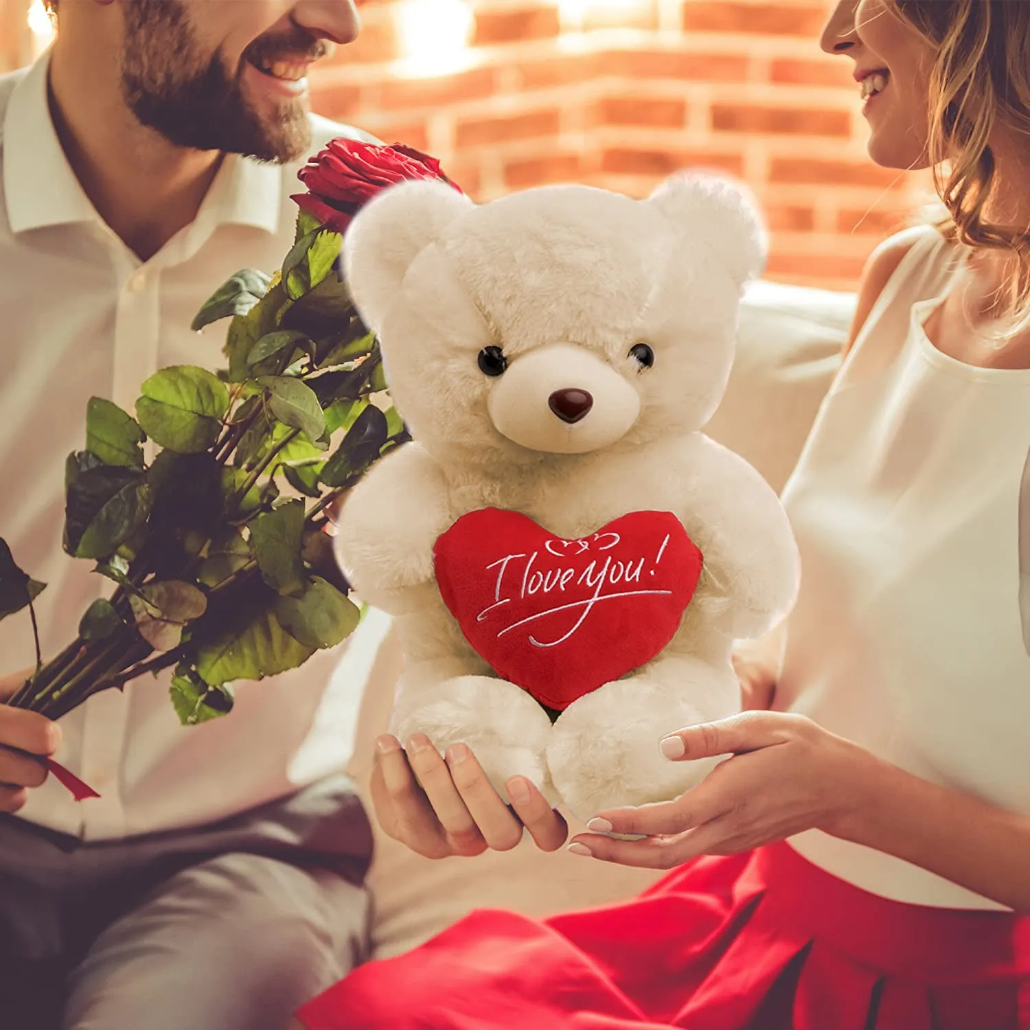 Large I Love You Valentines Teddy Bear