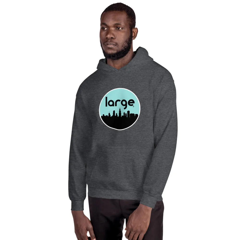 Large Music Skyline Unisex Hoodie