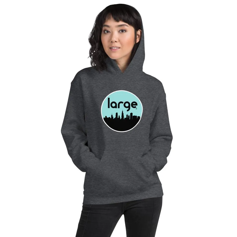 Large Music Skyline Unisex Hoodie