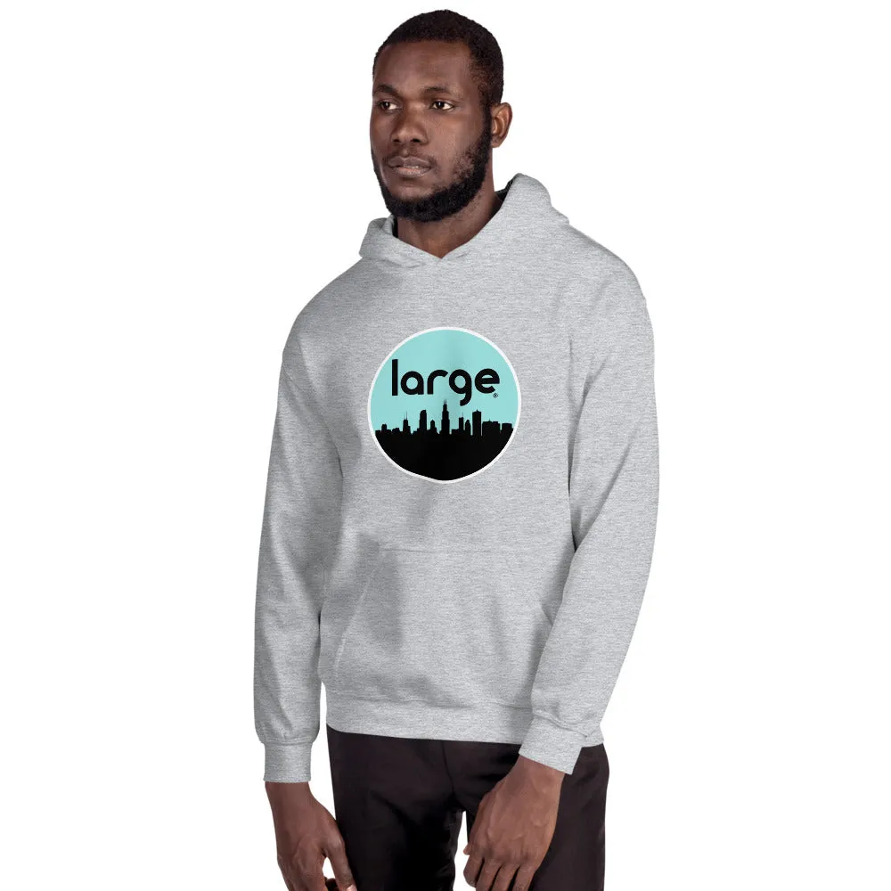 Large Music Skyline Unisex Hoodie