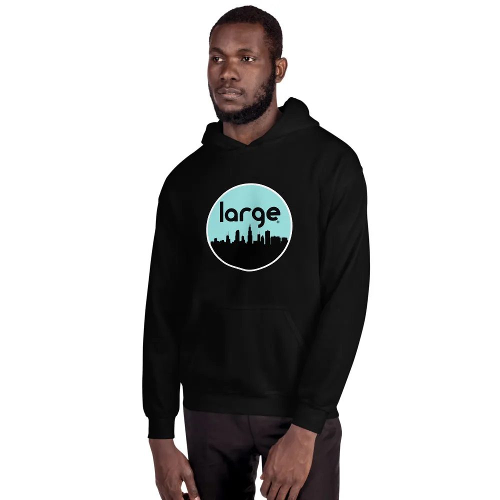Large Music Skyline Unisex Hoodie