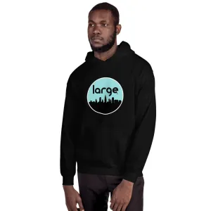 Large Music Skyline Unisex Hoodie