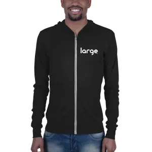 Large Music Zip Hoodie (Unisex)