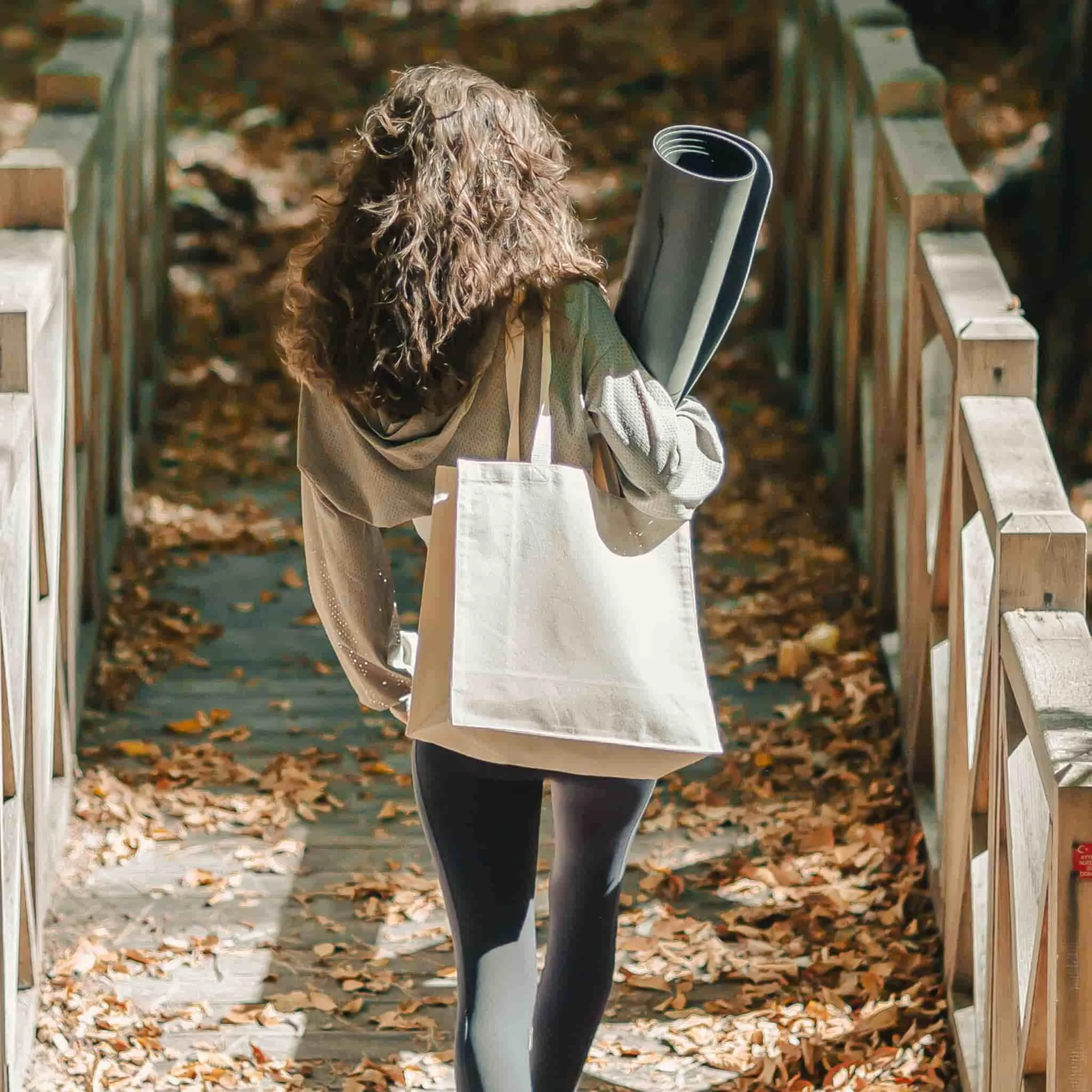 Large Square Canvas Tote (NEW STYLE)