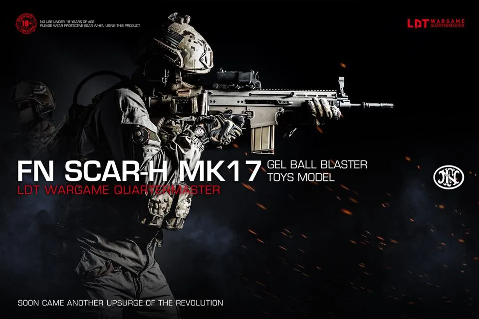LDT - FN SCAR-H MK17 GEL BLASTER REPLICA
