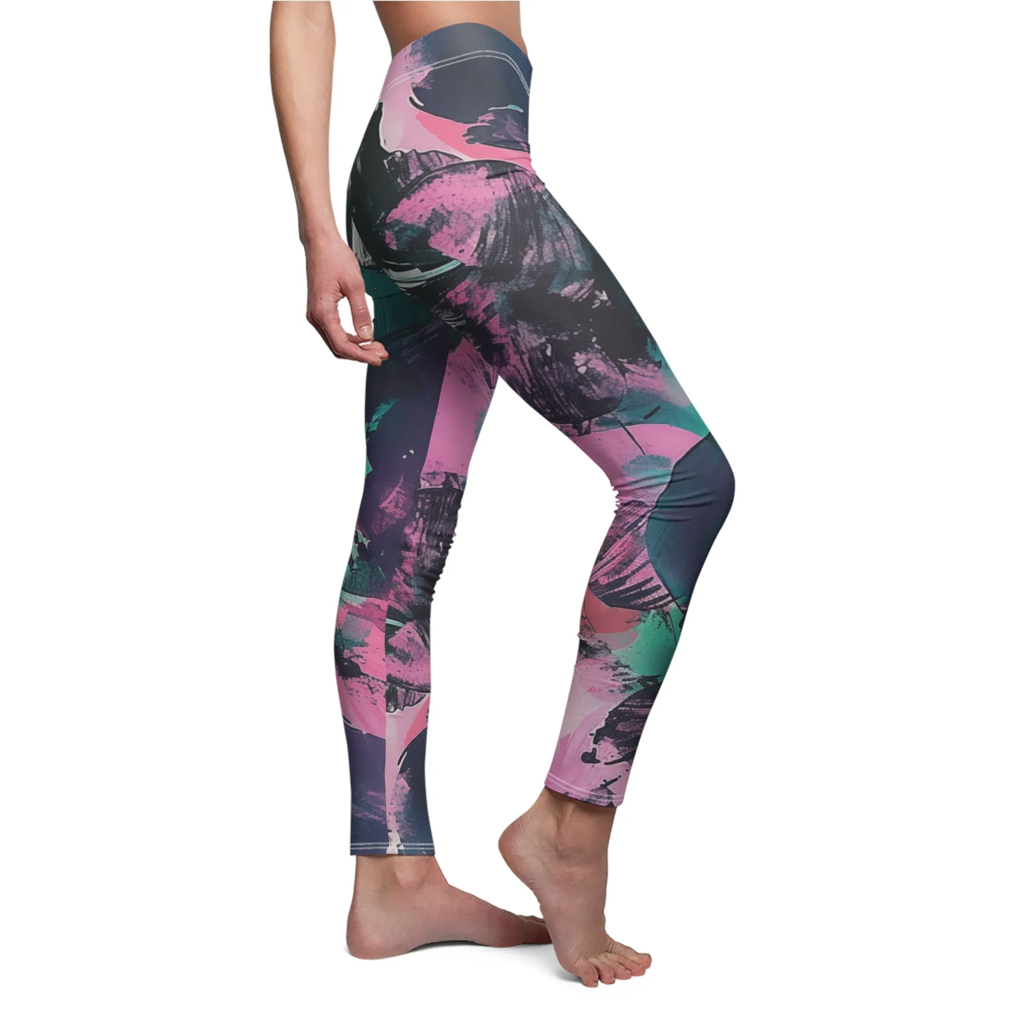 Legging à bande de taille régulière - active