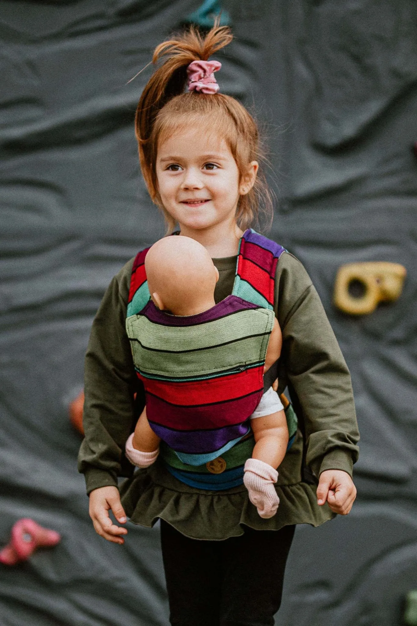 LennyLamb Doll Carrier -Carousel of Colours