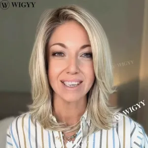 Leona - Wigyy Blonde Side Parting Elegant Wig