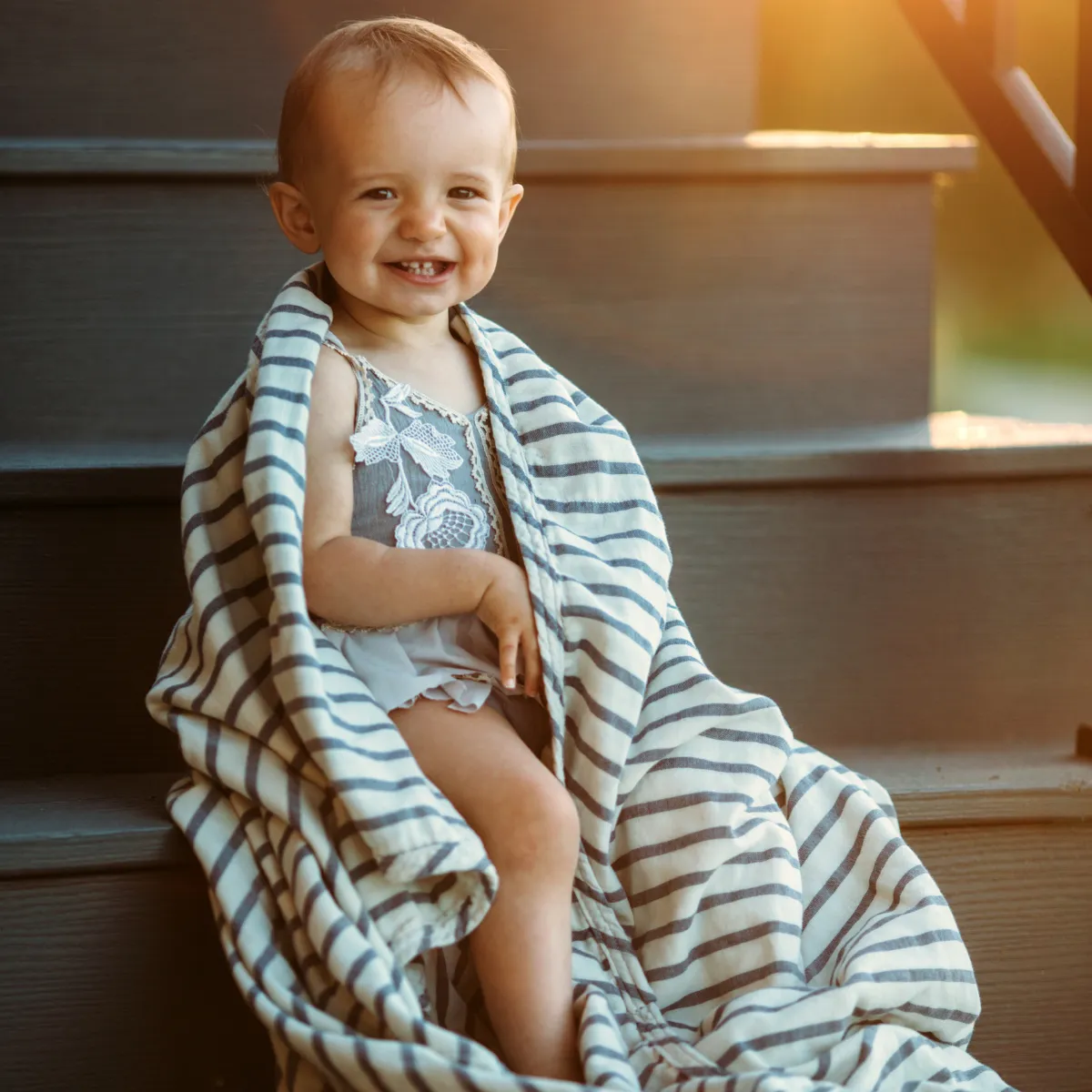 Lifetime Blanket (Toddler Blanket) - Original Breton Stripe