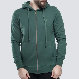 Light Zipper . Dark Green