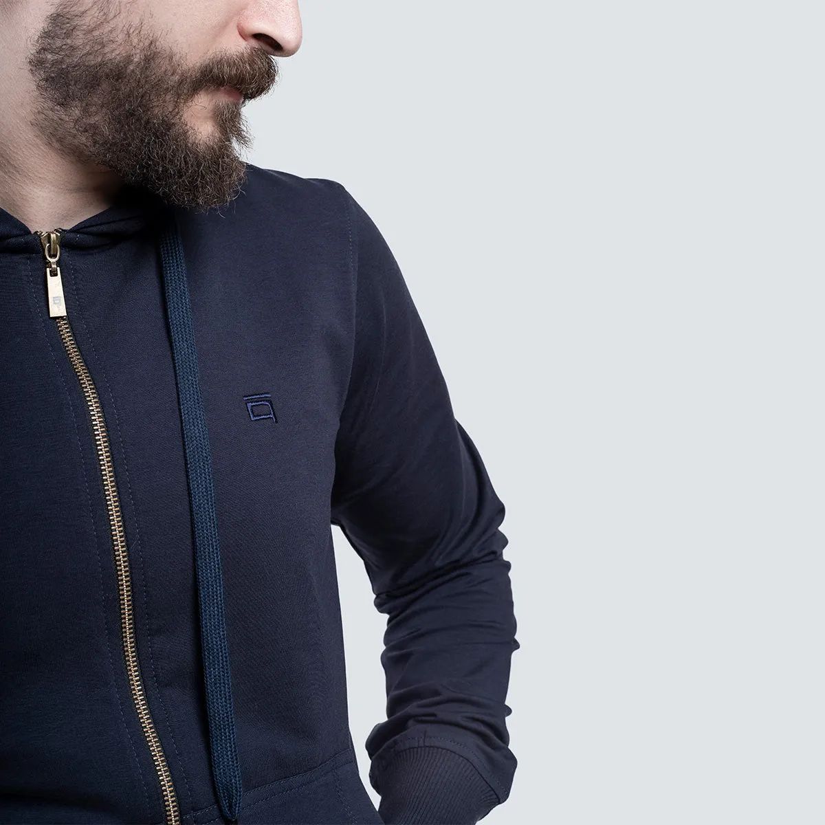 Light Zipper . Navy