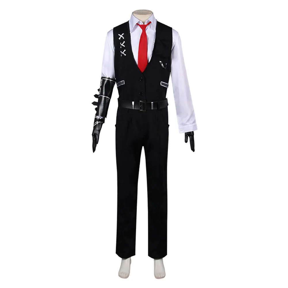 Limbus Company MeurSault Cosplay Costume Black Outfits Halloween Carnival Suit