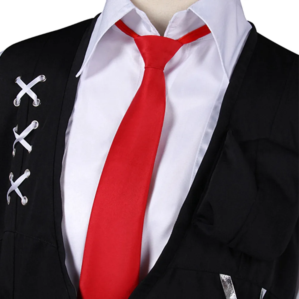 Limbus Company MeurSault Cosplay Costume Black Outfits Halloween Carnival Suit