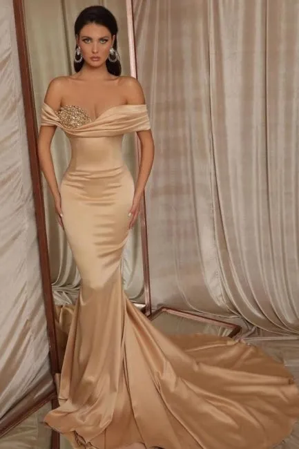 Long Mermaid Prom Dress with Glitter