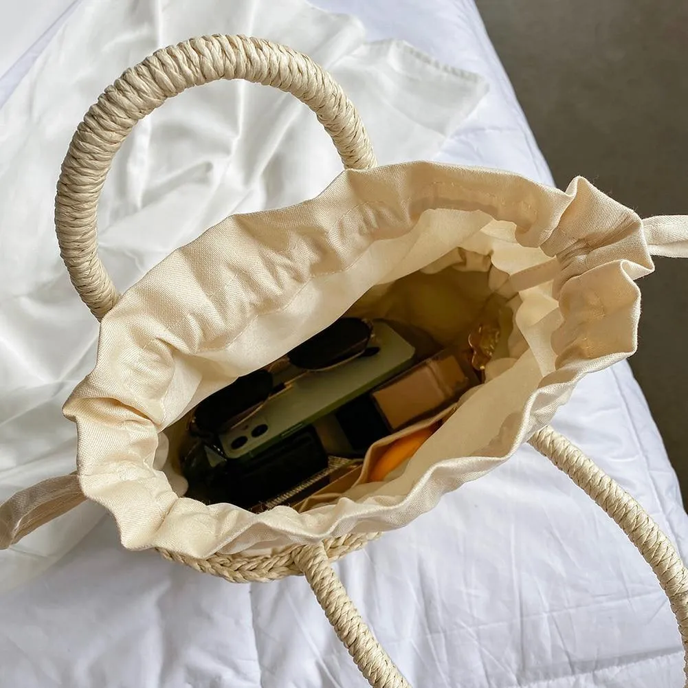 Loretta Straw Handbag