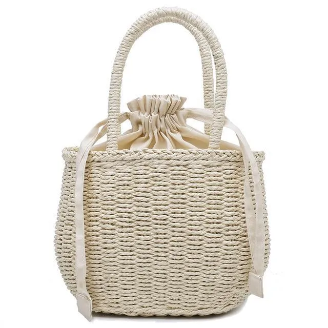 Loretta Straw Handbag