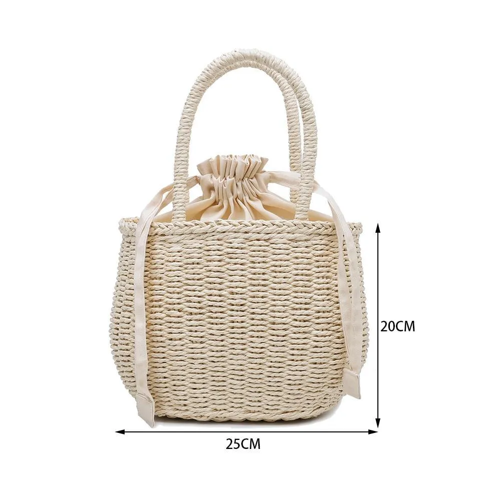 Loretta Straw Handbag