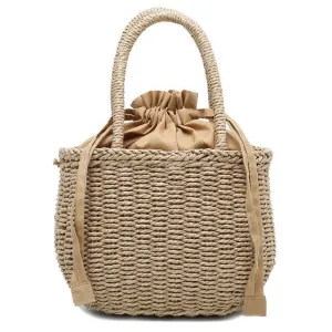Loretta Straw Handbag