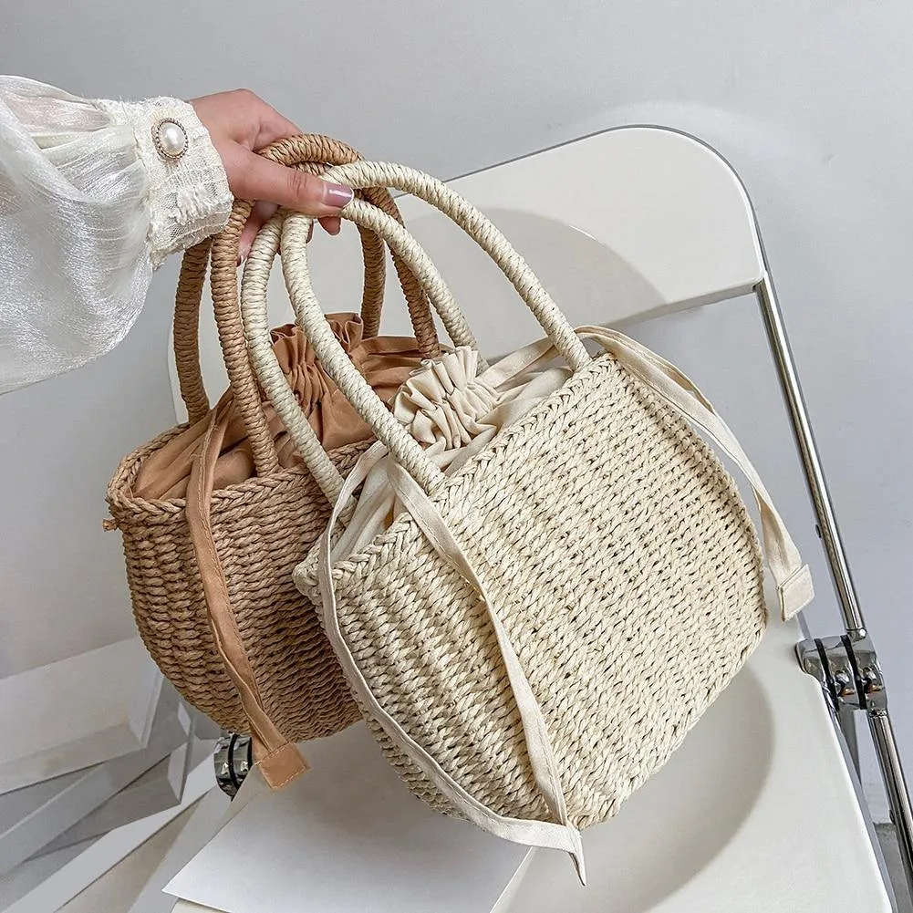 Loretta Straw Handbag