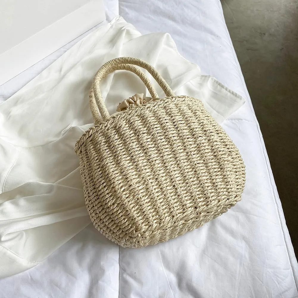 Loretta Straw Handbag