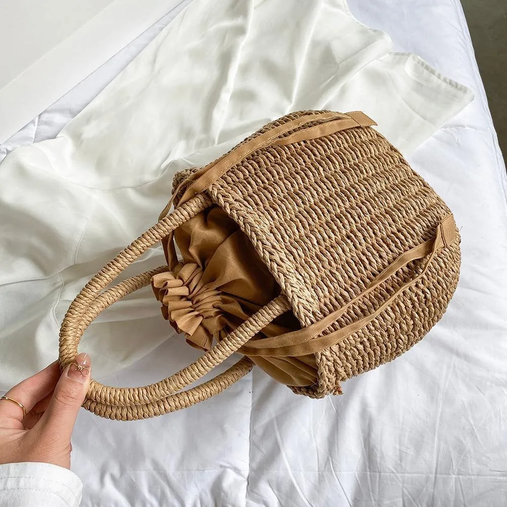 Loretta Straw Handbag