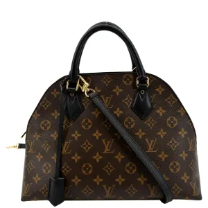 LOUIS VUITTON Alma B'N'B Monogram Canvas Shoulder Bag Brown