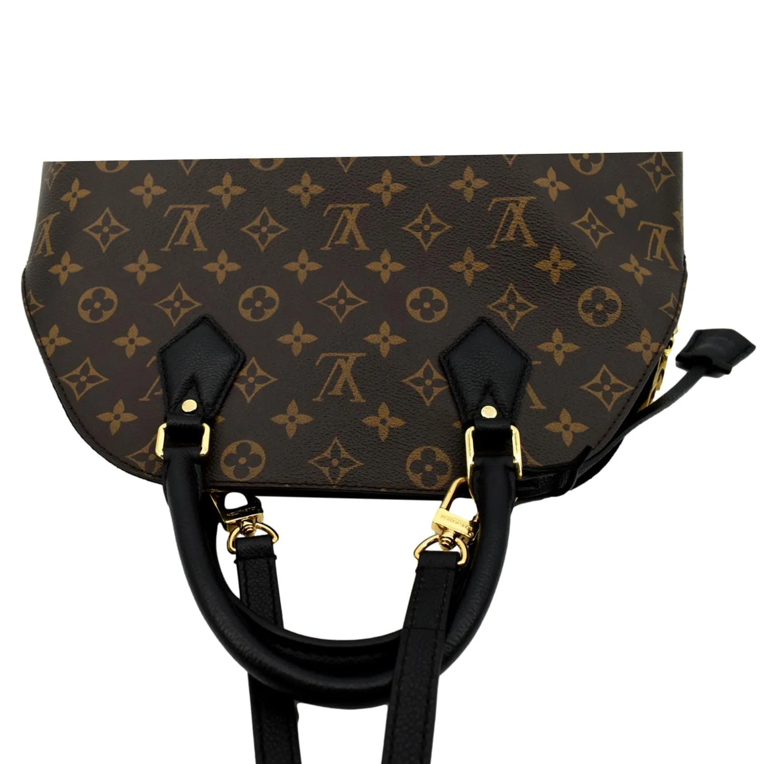 LOUIS VUITTON Alma B'N'B Monogram Canvas Shoulder Bag Brown