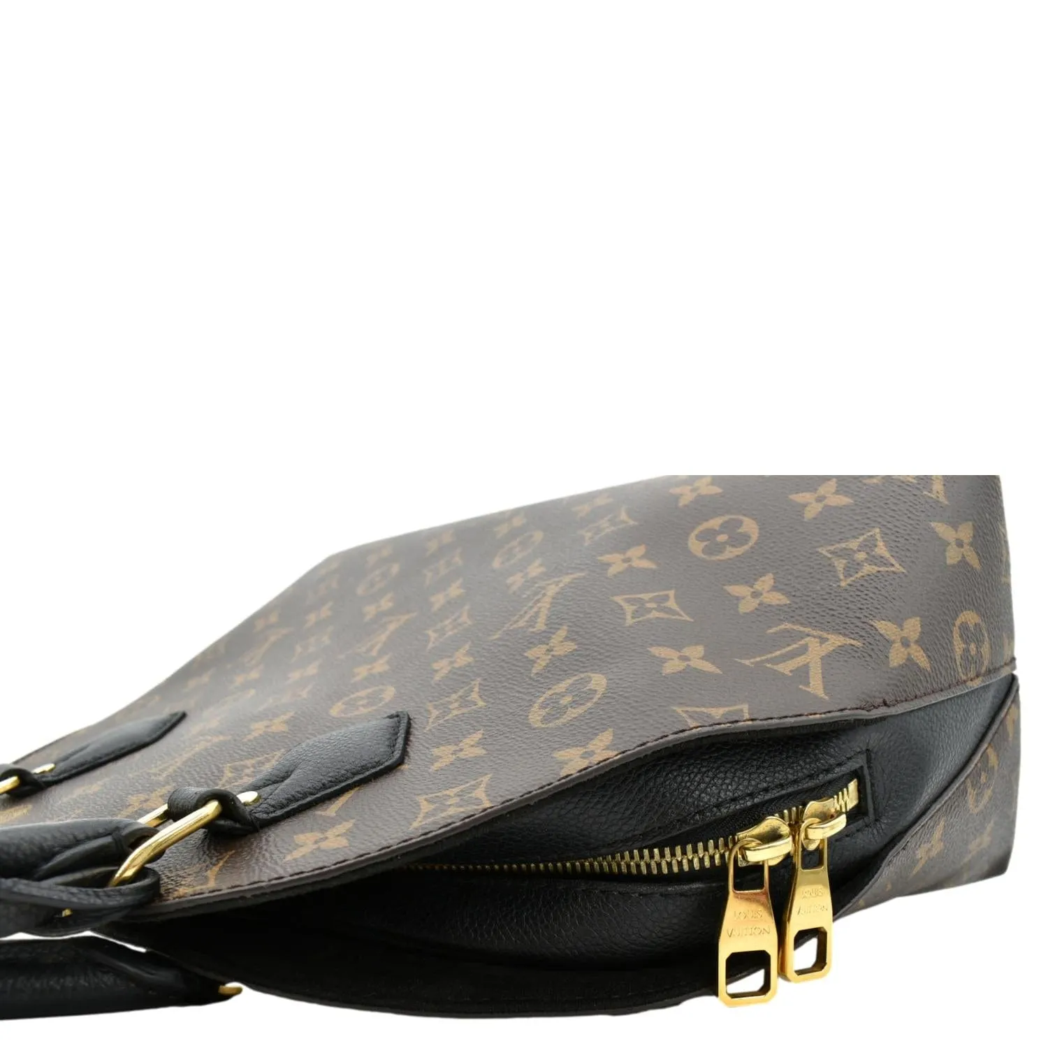LOUIS VUITTON Alma B'N'B Monogram Canvas Shoulder Bag Brown