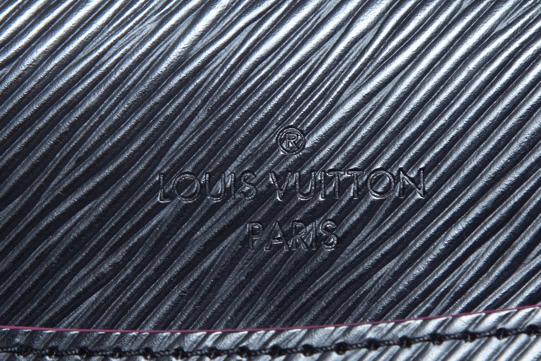 Louis Vuitton Black and Pink Epi Leather Saint Cloud Handbag