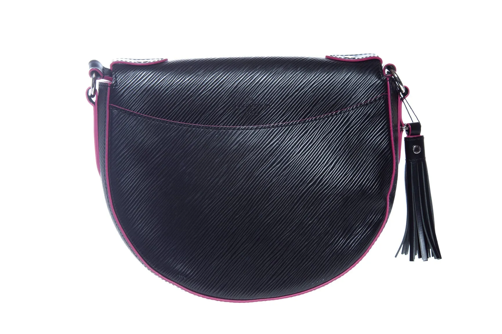 Louis Vuitton Black and Pink Epi Leather Saint Cloud Handbag