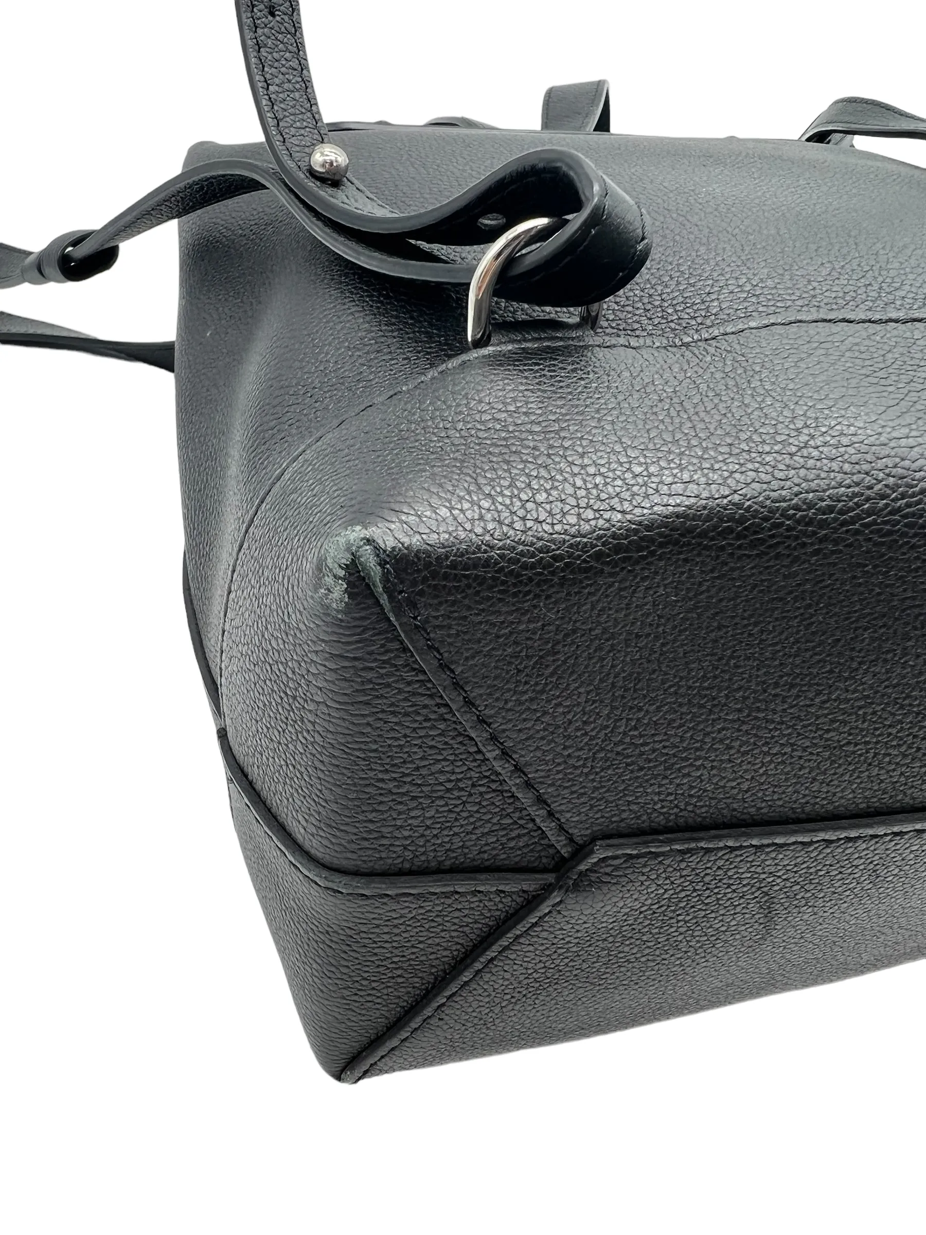 Louis Vuitton Black Calfskin Lockme Backpack Handbag