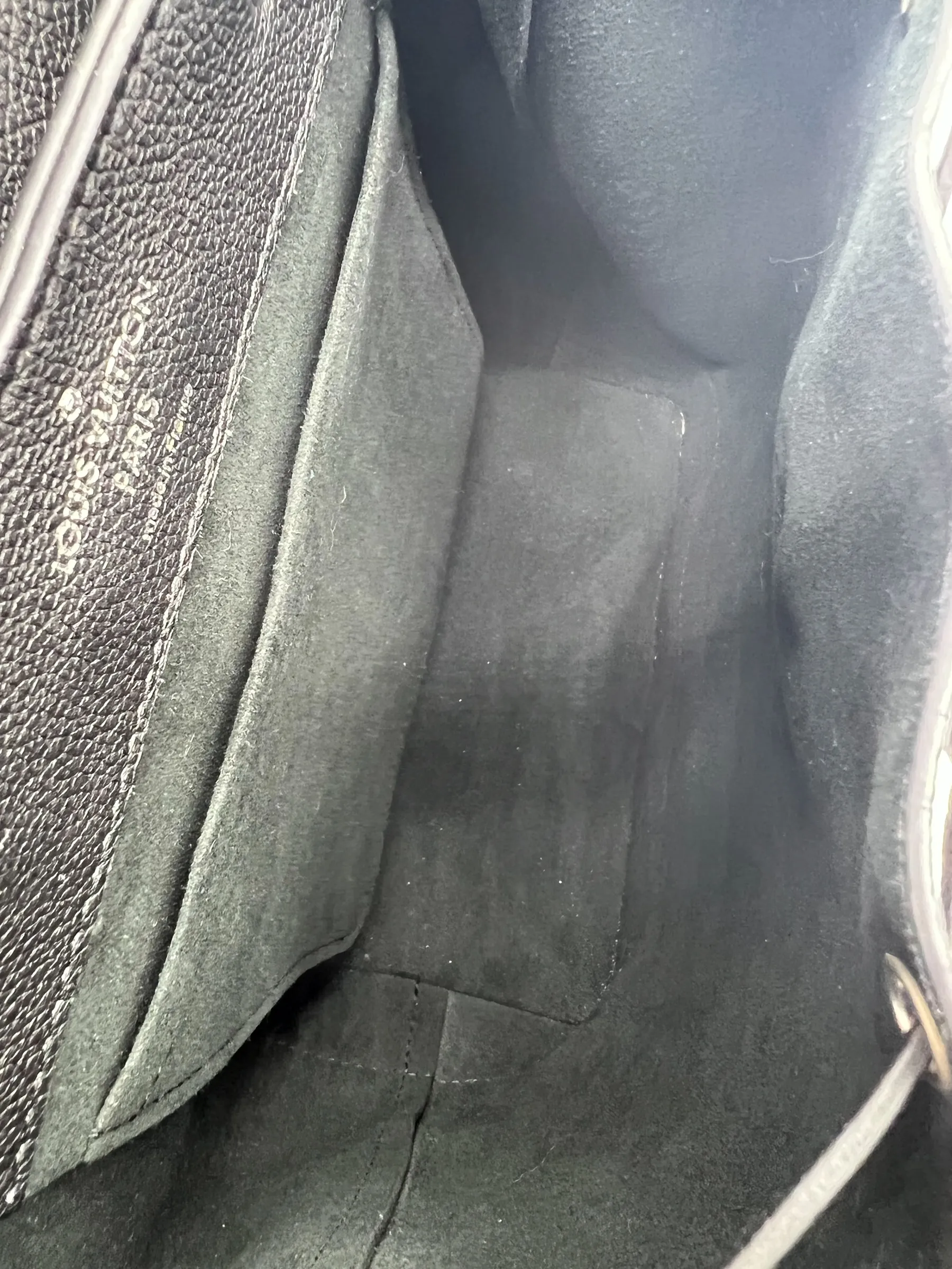 Louis Vuitton Black Calfskin Lockme Backpack Handbag